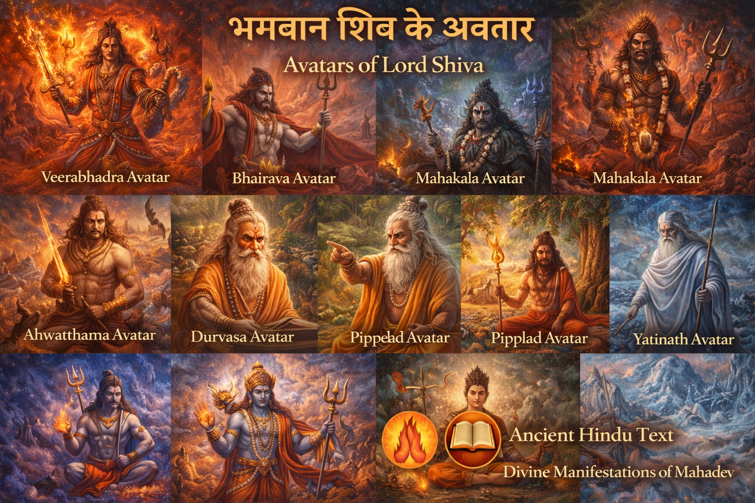 भगवान शिव के अवतार | Avatars of Lord Shiva